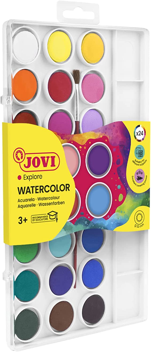 ACUARELAS JOVI ESTUCHE 24 COLORESREF. 800/24