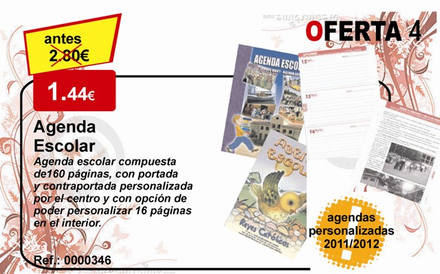 AGENDA CURSO PERSONALIZADA PORTADA Y CONTRAPORTADA 160 HOJAS