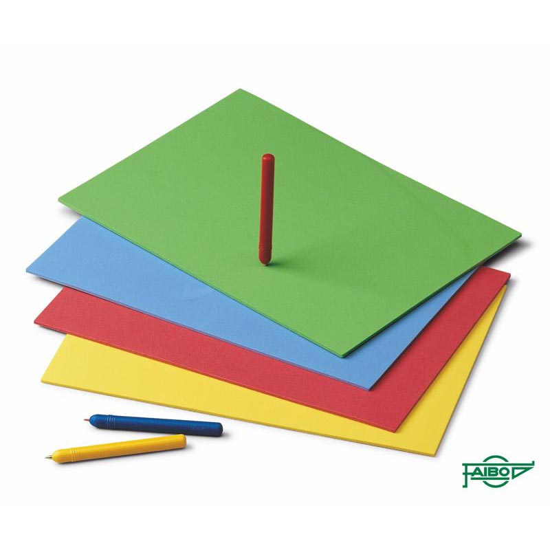 ALMOHADILLA PICADO **PLASTICO** 210X300MM COLORES SURTIDOS, REF: 654