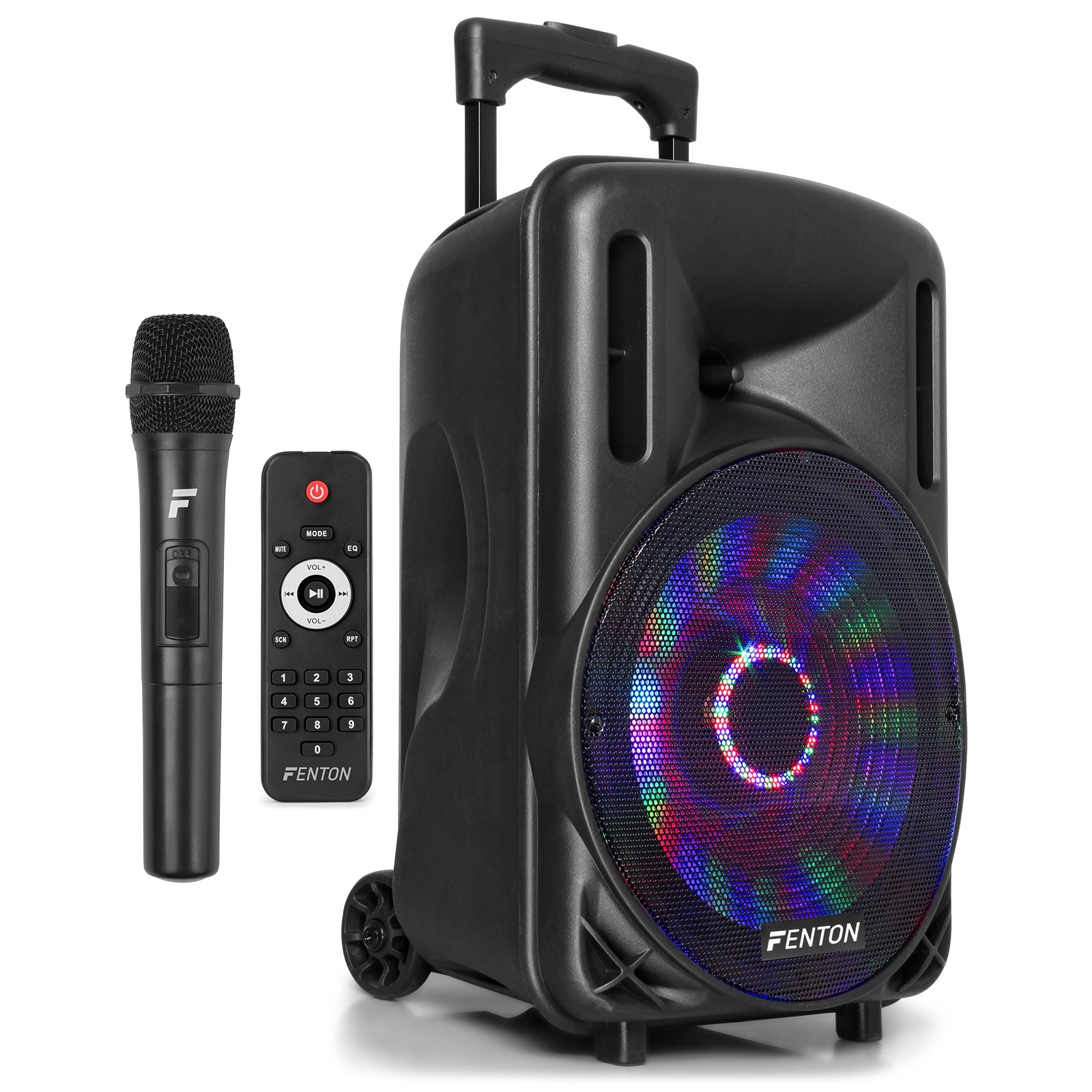 ALTAVOCES SISTEMA DE SONIDO CON BATERIA FENTON DE ***450W*** / MICROFONO / BLUETOOTH / MANDO REF: 170.161