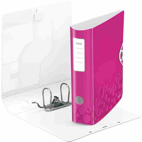 ARCHIVADOR PALANCA FOLIO WOW LEITZ FUCSIA REF: 11060023