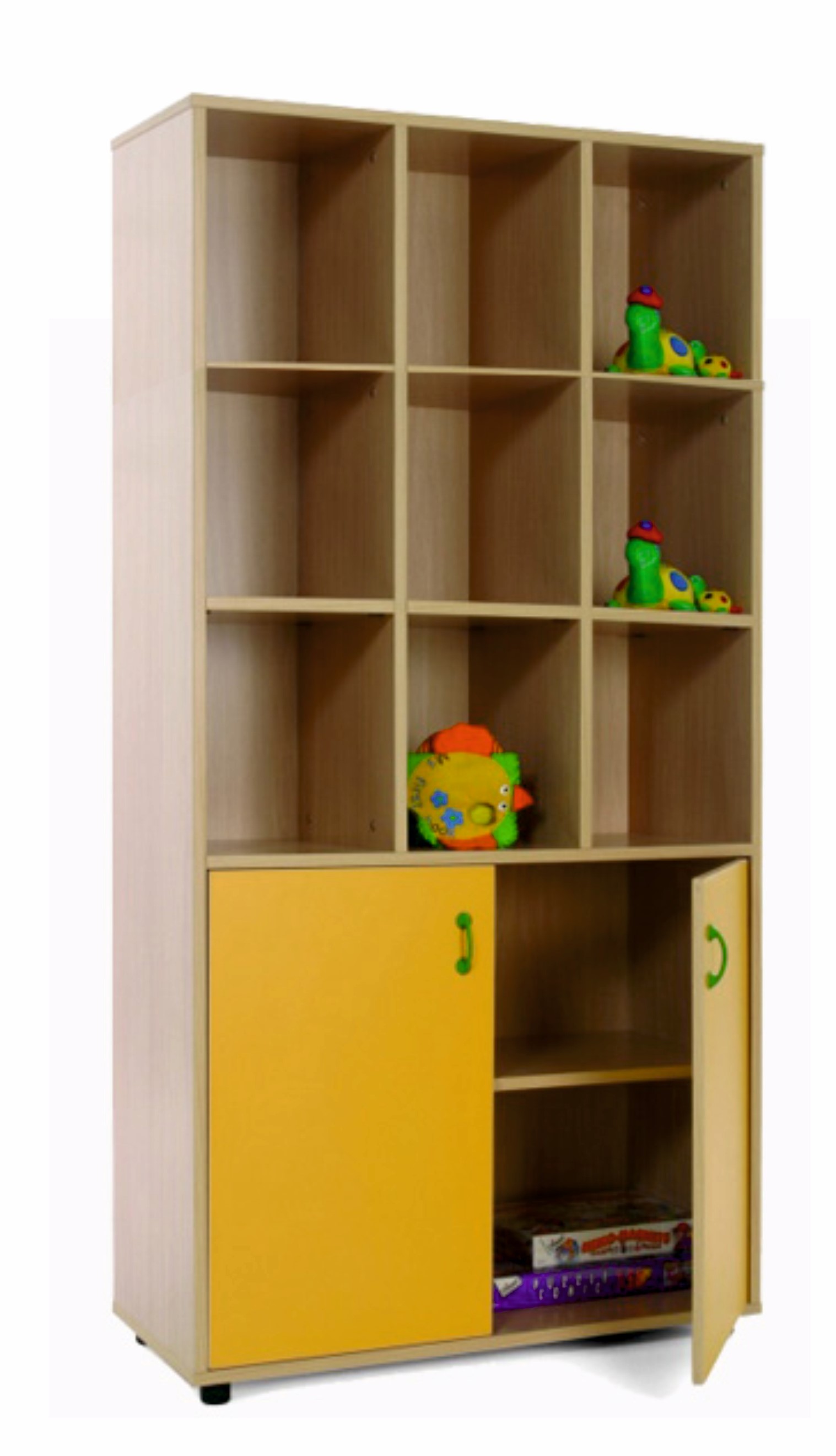 ARMARIO ESTANTERIA TAMAÑO 5 DE 2 PUERTAS Y ****3+3 HUECOS**** DIMENSIONES: 183X90X40CM REF: 751-3 - DISEÑO ESPECIAL