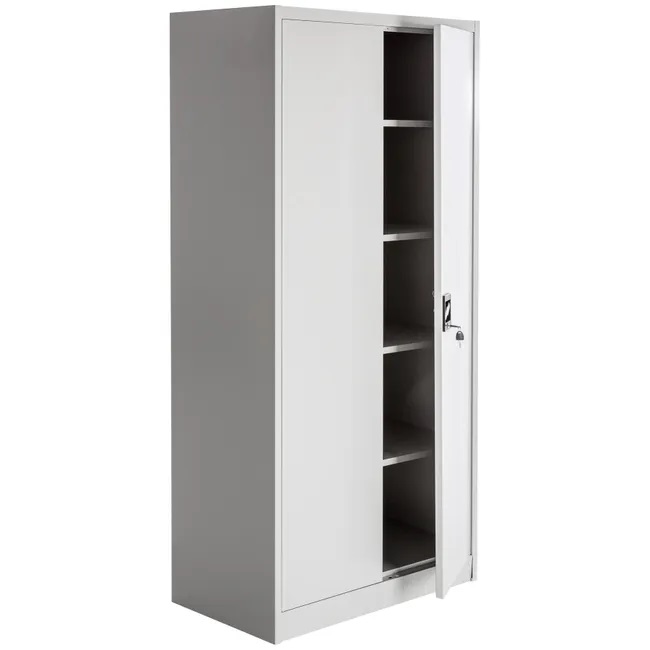 ARMARIO METALICO SEGURIDAD CON CERRADURA Y 4 ESTANTES DE 181CM ALTO X 90CM ANCHO X 40CM FONDO REF:LMT542552