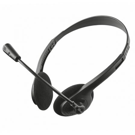 AURICULARES CON MICROFONO TRUST CON MICROFONO / JACK 3.5 REF: TRU-AUR 24659