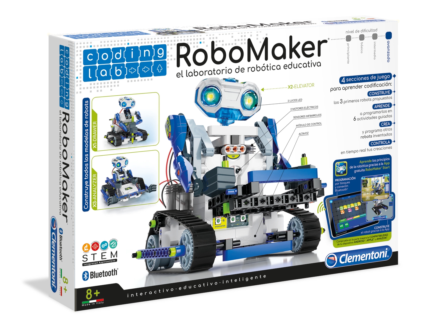 *Alquiler desde 17/04/2023 a 8/06/2023 ROBOMAKER SET DE INICACION A LA ROBOTICA ROBOT CIENCIA Y TECHNOLOGIA REF: 55331