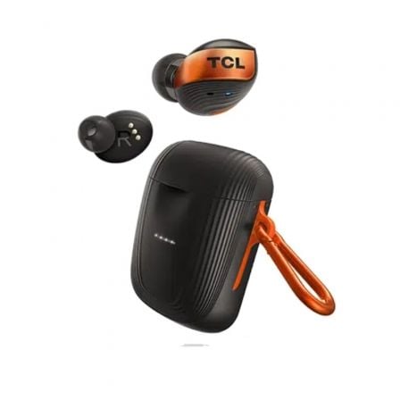 Auriculares Bluetooth TCL ACTV500TWS con estuche de carga/ Autonomía 6.5h/ Negro y cobre