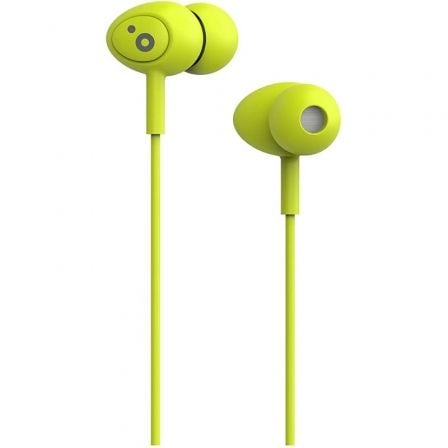 Auriculares Intrauditivos Sunstech Pops/ con Micrófono/ Jack 3.5/ Verdes