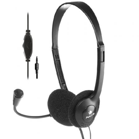 Auriculares NGS MS 103 Pro/ con Micrófono/ Jack 3.5/ Negros