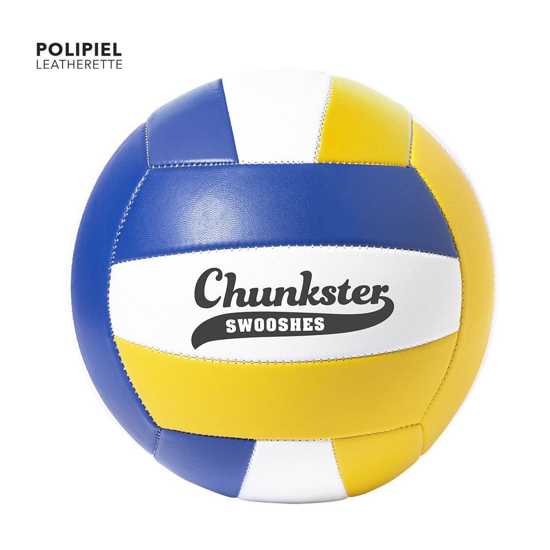 BALON VOLEIBOL ECONOMICO TAMAÑO 5 TRICOLOR FABRICADO EN SUAVE POLIPIEL REF. 6968