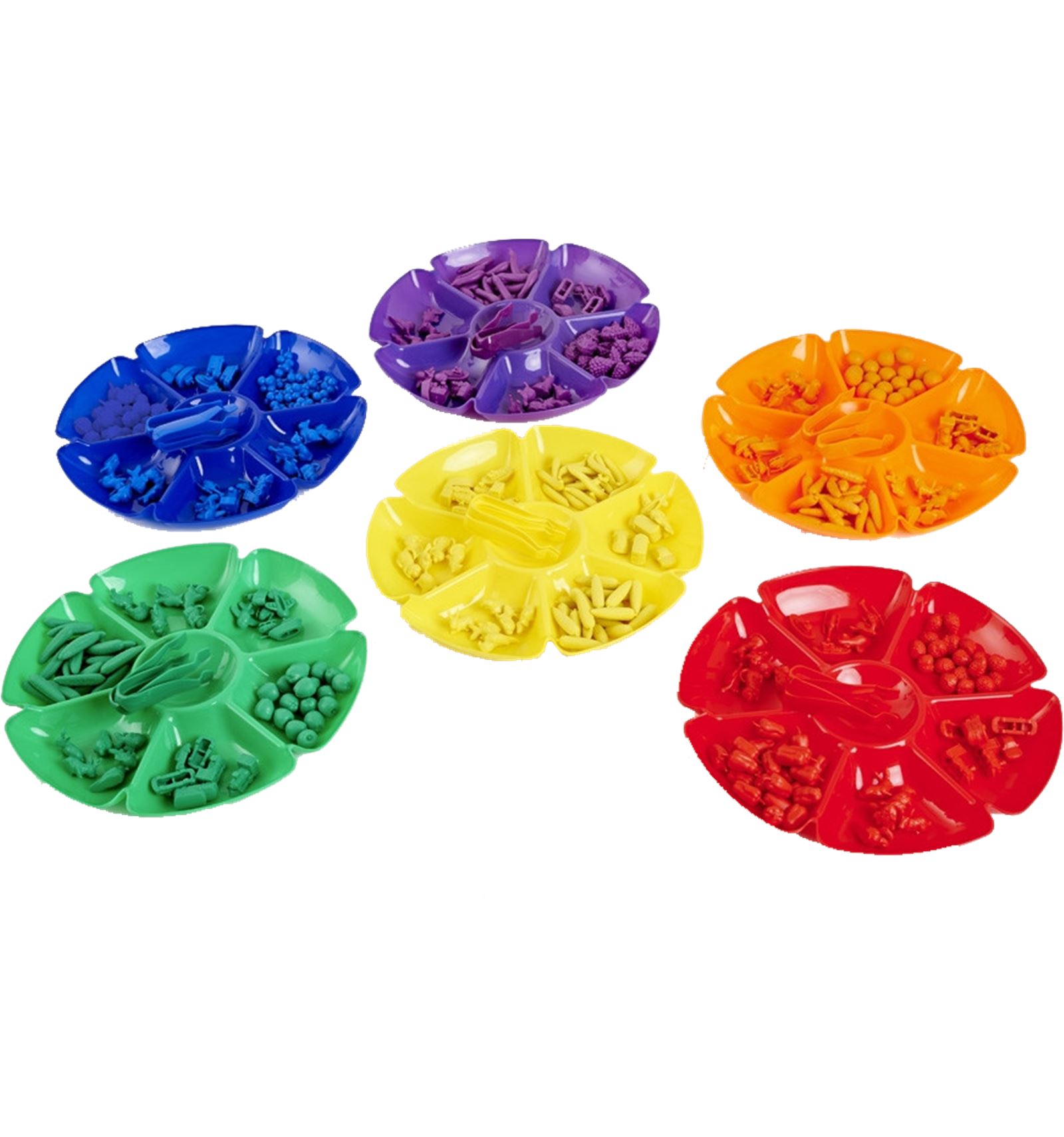 BANDEJA CLASIFICACION MAXI 40CM DIAMETRO ***UNIDAD SUELTA*** COLORES SURTIDOS