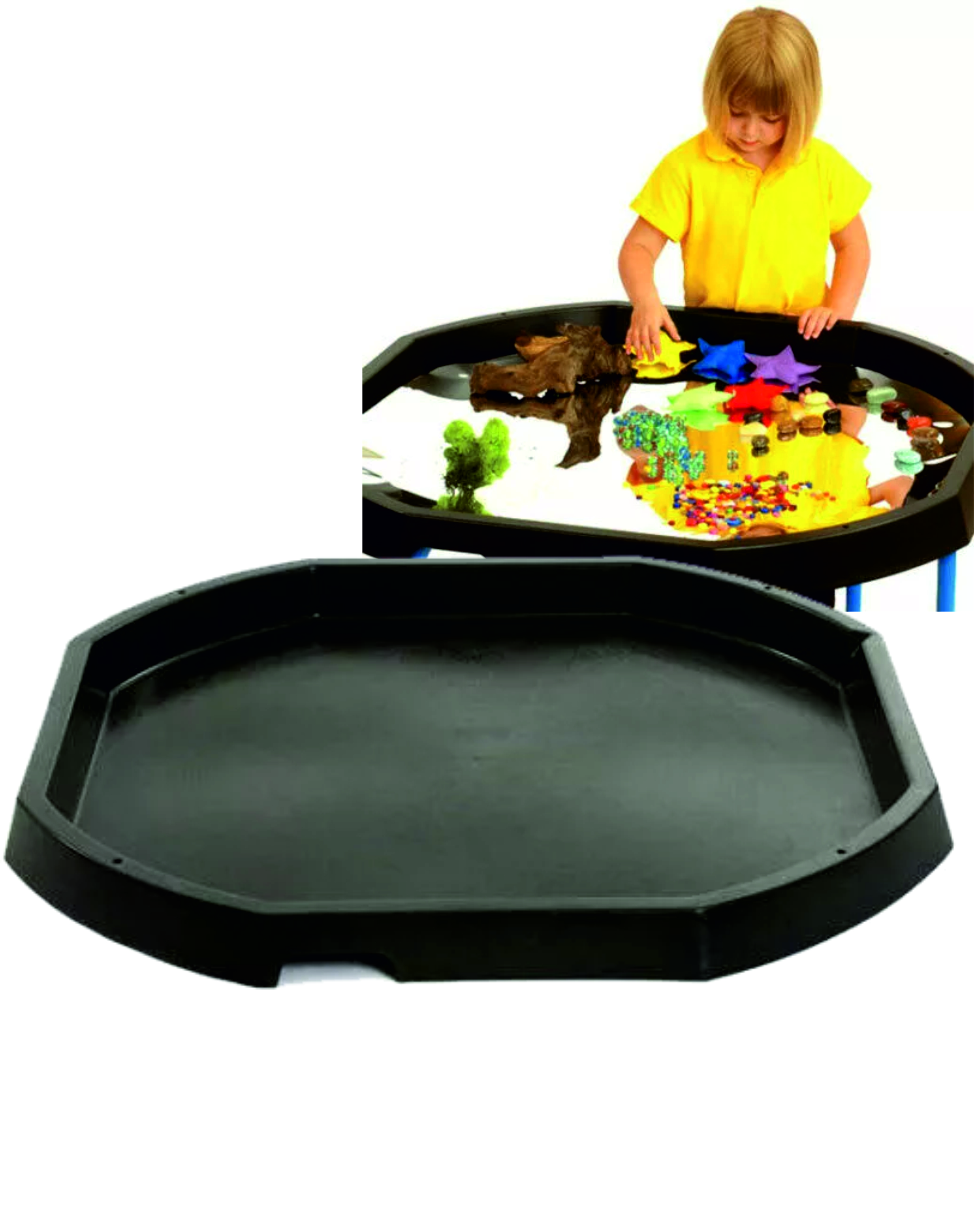 BANDEJA EXTRA GRANDE PARA ACTIVIDADES DE JUEGO SENSORIALES   DIAEMTRO 94CM