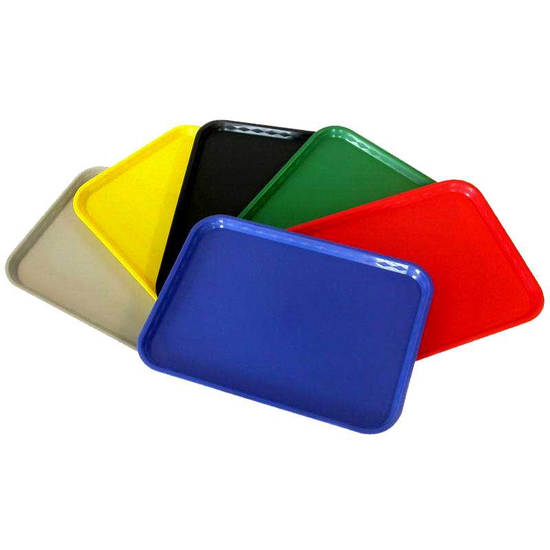 BANDEJA PLASTICO DE 41X30CM COLORES REF: I- 5-3010