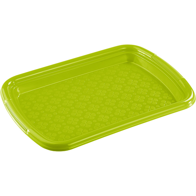 BANDEJA RECTANGULAR EN POLICARBONATO APTO PARA USO ALIMENTARIO DE 42X30X4CM