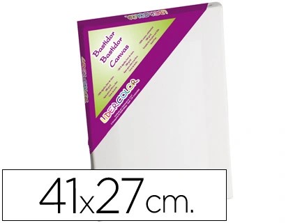 BASTIDOR LIDERCOLOR 6P LIENZO GRAPADO 41X27CM