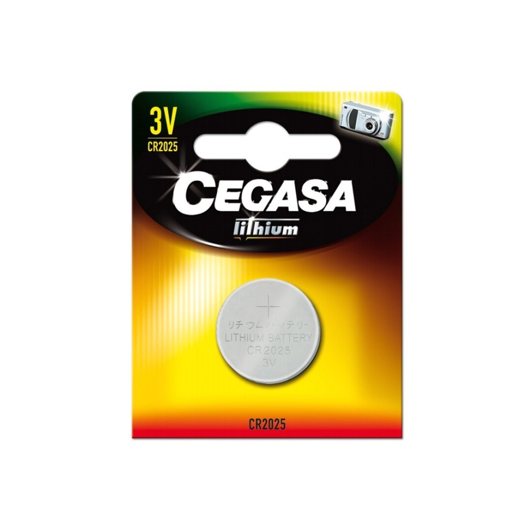 BLISTER 1 PILA CR2025 CEGASA LITHIUM REF. 021475