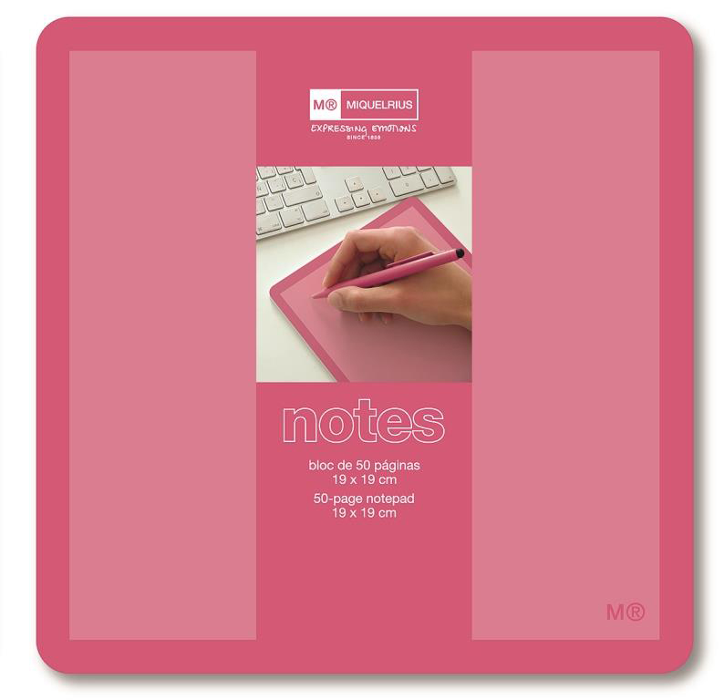 BLOC NOTAS 200X200 CANDY TAG RASPBERRY REF: MR 7388