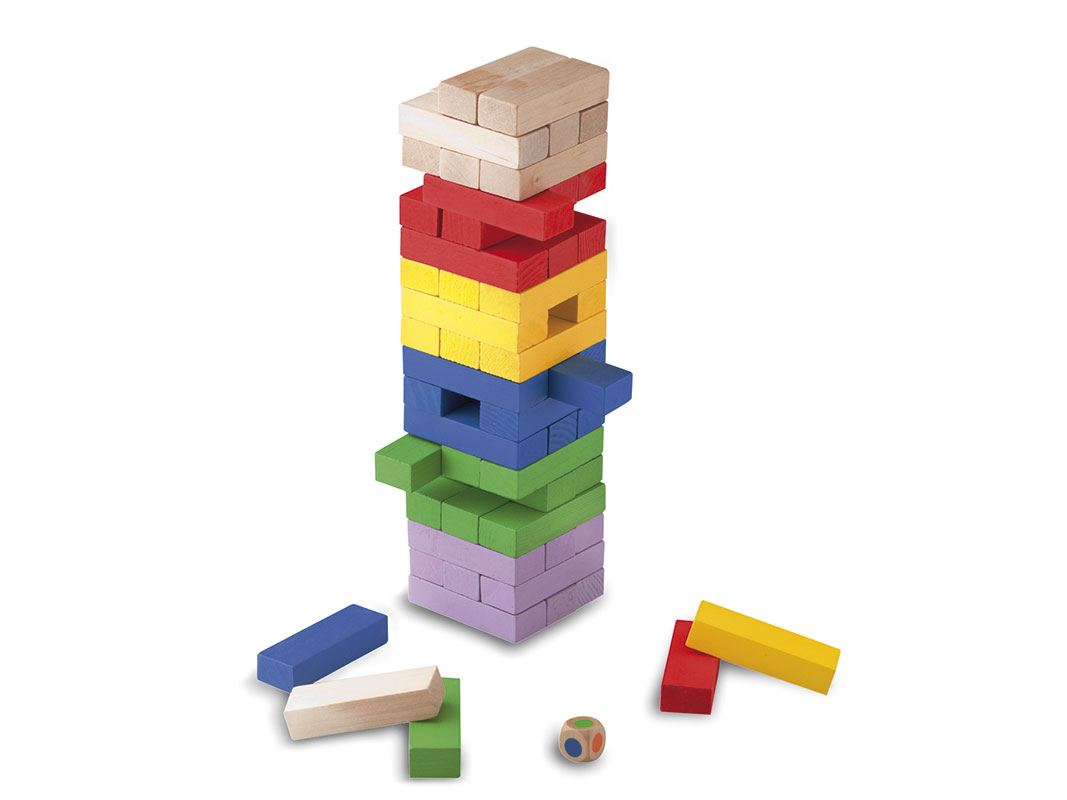 BLOCK & BLOCK COLORS TORRE DE HABILIDAD EN MADERA REF: 859