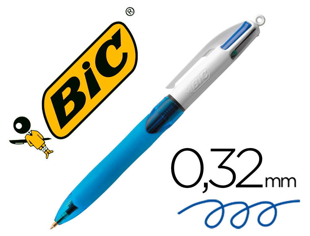 BOLIGRAFO 4 COLORES BIC TRADICIONAL  REF. 8871361 / 46745