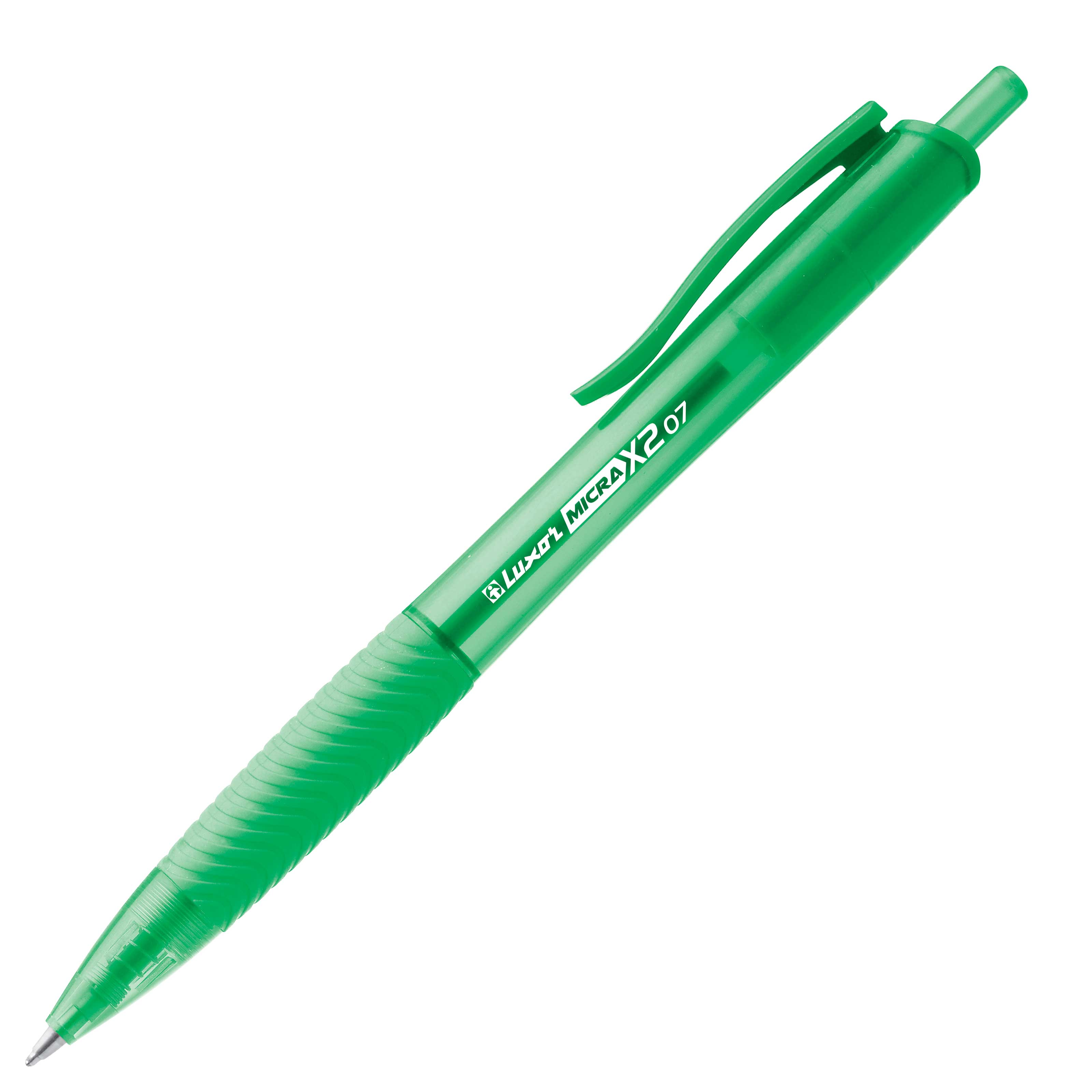 BOLIGRAFO RETRACTIL LUXOR MICRA X2 VERDE REF: