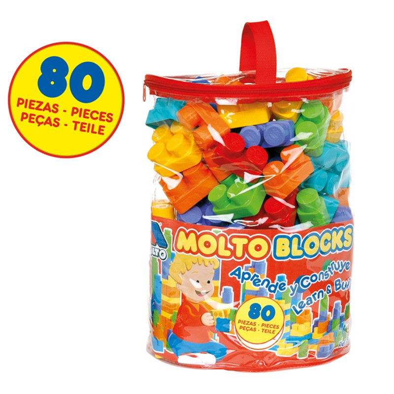 BOLSA BLOCKS 80 PIEZAS MOLTO