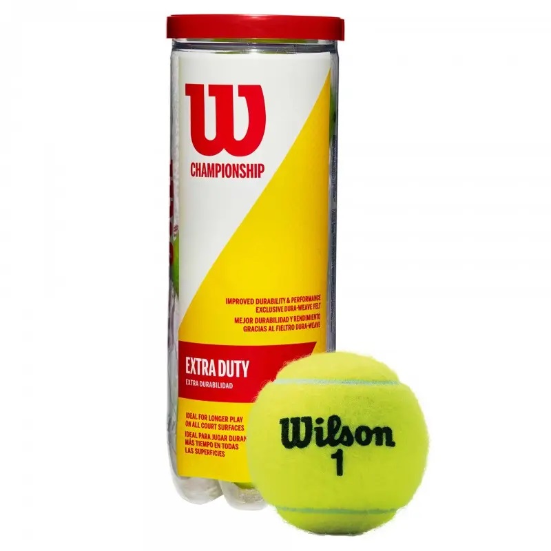 BOTA 3 PELOTAS TENIS WILSON CAHMPIONSHIP XD