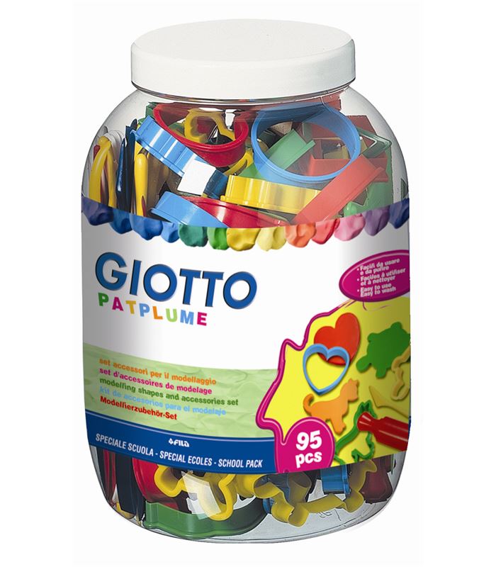 BOTE DE MOLDES PLASTILINA DE 95 UNIDADES GIOTTO REF: F688800