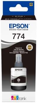 BOTELLA DE TINTA  Epson T7741 Negro Botella de Tinta Pigmentada Original - C13T774140