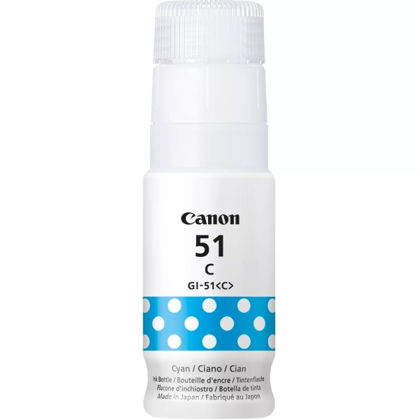 BOTELLA DE TINTA Canon GI51 Cyan Botella de Tinta Original - GI51C/4546C001