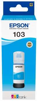 BOTELLA DE TINTA Epson 103 Cyan Botella de Tinta Original - C13T00S24A10