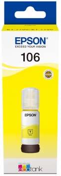 BOTELLA DE TINTA Epson 106 Amarillo Botella de Tinta Original - C13T00R440