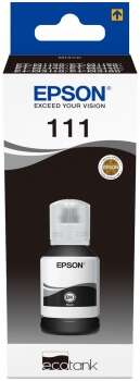 BOTELLA DE TINTA Epson 111 Negro Botella de Tinta Pigmentada Original - C13T03M140