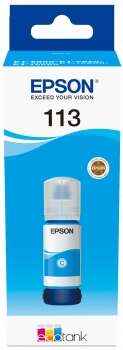 BOTELLA DE TINTA Epson 113 Cyan Botella de Tinta Pigmentada Original - C13T06B240