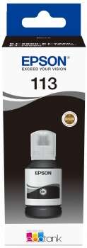 BOTELLA DE TINTA Epson 113 Negro Botella de Tinta Pigmentada Original - C13T06B140