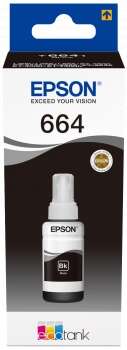 BOTELLA DE TINTA Epson T6641 Negro Botella de Tinta Original - C13T664140