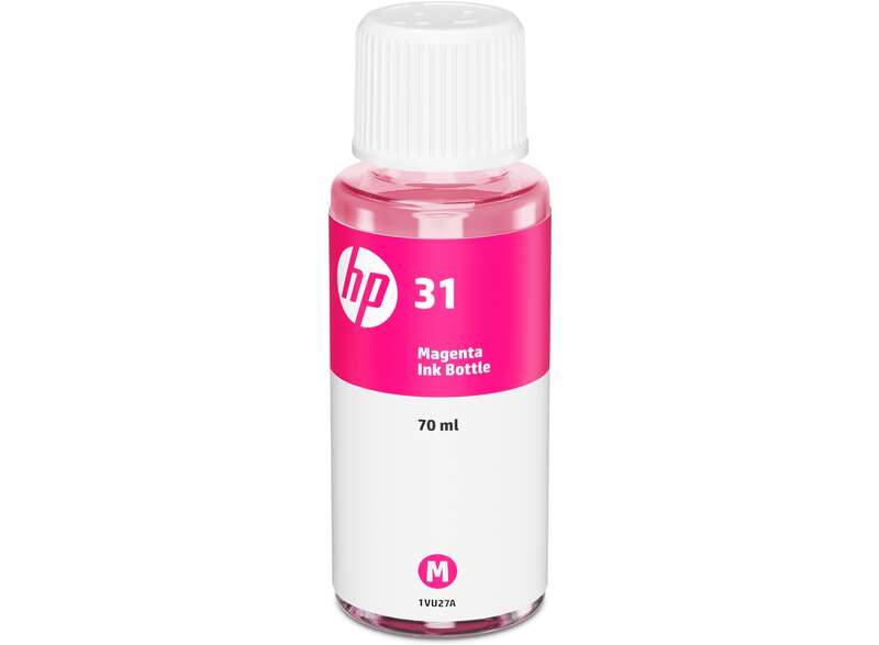 BOTELLA DE TINTA HP 31 Magenta Botella de Tinta Original - 1VU27AE