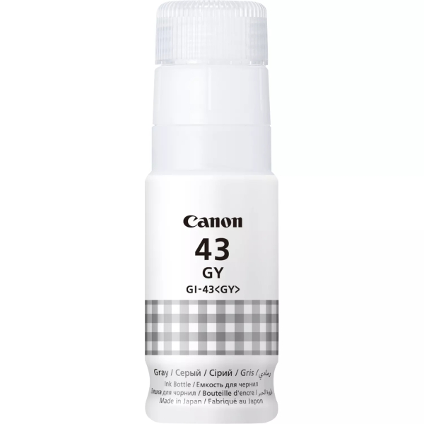 BOTELLA ORIGINAL Canon GI43 Gris Botella de Tinta Original - GI43GY/4707C001