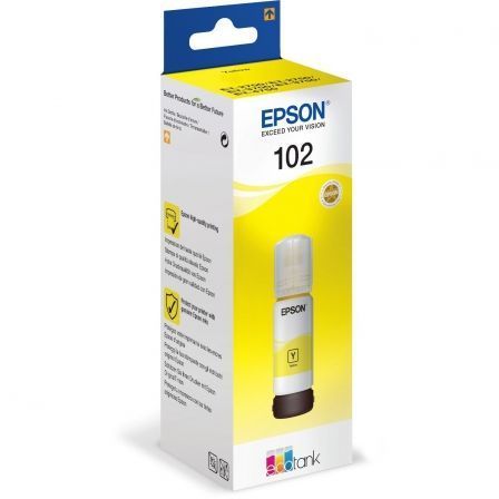 Botella de Tinta Original Epson nº102/ Amarillo