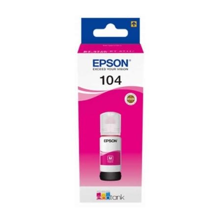 Botella de Tinta Original Epson nº104/ Magenta