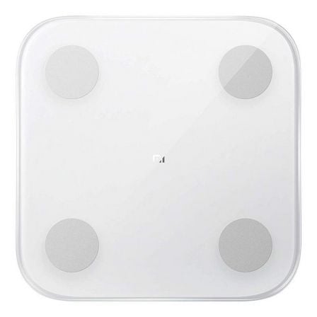 Báscula de Baño Xiaomi Mi Body Composition Scale 2/ Análisis Corporal/ Bluetooth/ Hasta 150kg/ Blanc