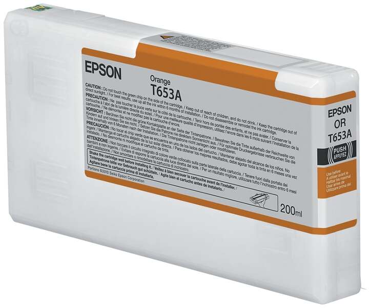 CAARTUCHO ORIGINAL Epson T653A Naranja Cartucho de Tinta Original - C13T653A00