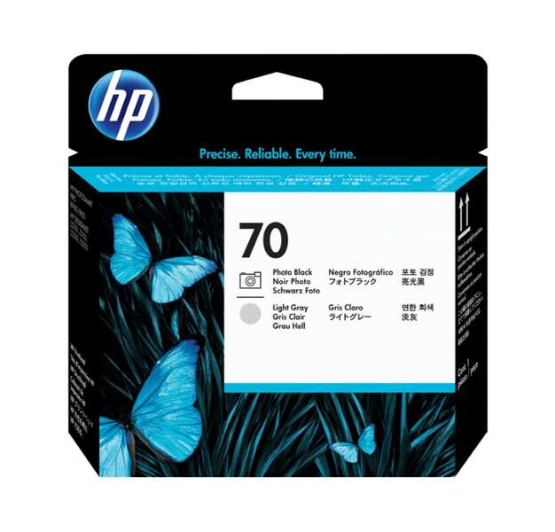 CABEZAL DE IMPRESION  HP 70 Negro Photo/Gris Claro Cabezal de Impresion Original - C9407A