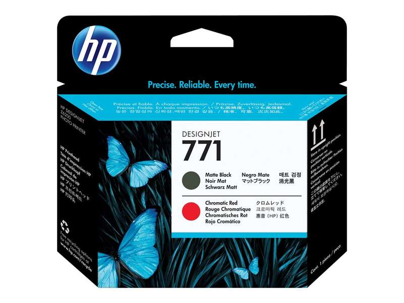 CABEZAL DE IMPRESION HP 771 Cabezal de Impresion Original - Negro Mate, Rojo Cromatico - CE017A