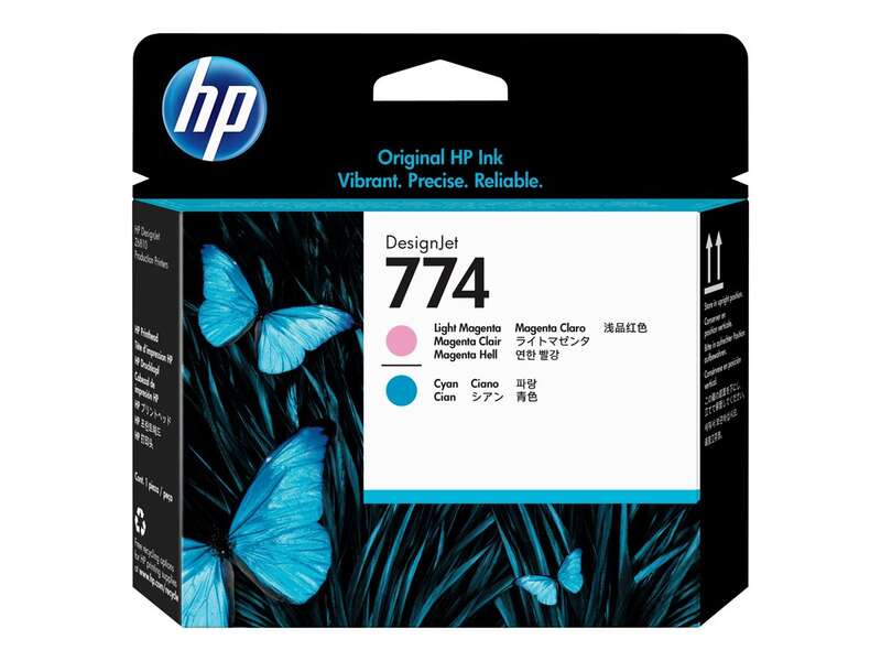 CABEZAL DE IMPRESION HP 774 Cabezal de Impresion Original - Cyan Light, Magenta Light - P2V98A