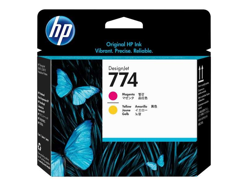CABEZAL DE IMPRESION HP 774 Cabezal de Impresion Original - Magenta, Amarillo - P2V99A