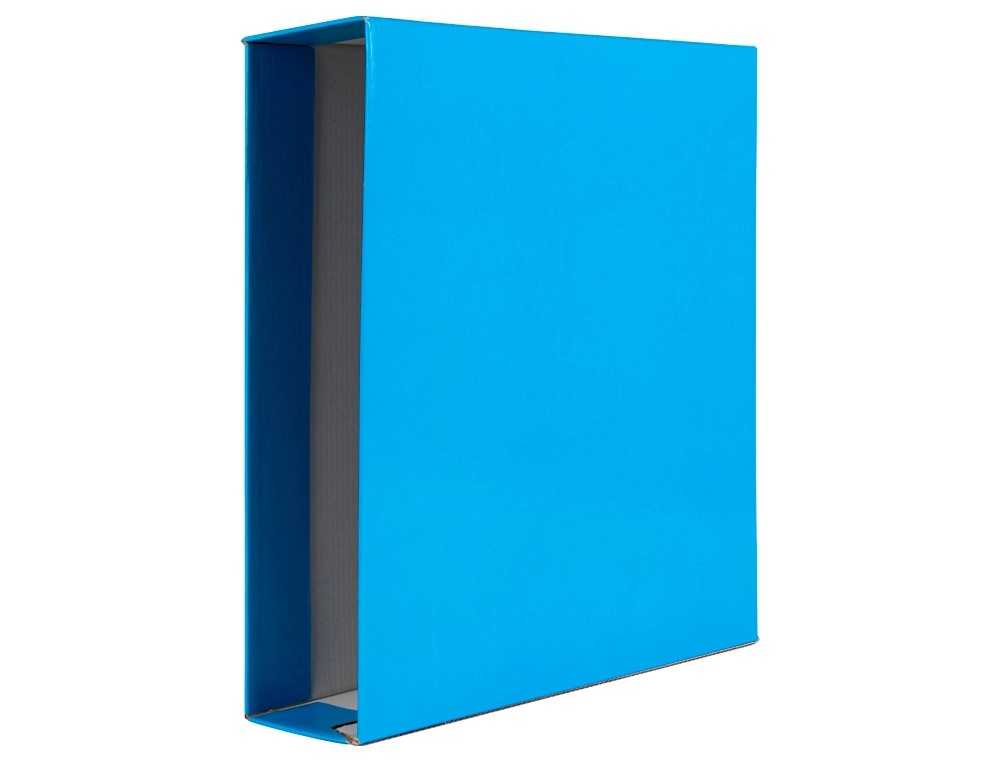 CAJA ARCHIVADOR FOLIO 75MM ***CELESTE / AZUL CLARO*** REF. 64591