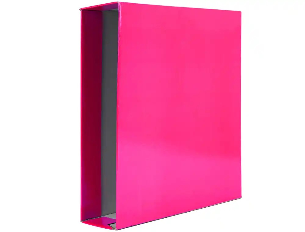 CAJA PARA ARCHIVADOR TAMAÑO FOLIO FUCSIA