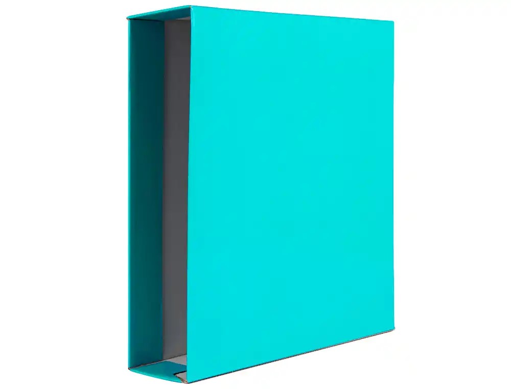 CAJA PARA ARCHIVADOR TAMAÑO FOLIO VERDE