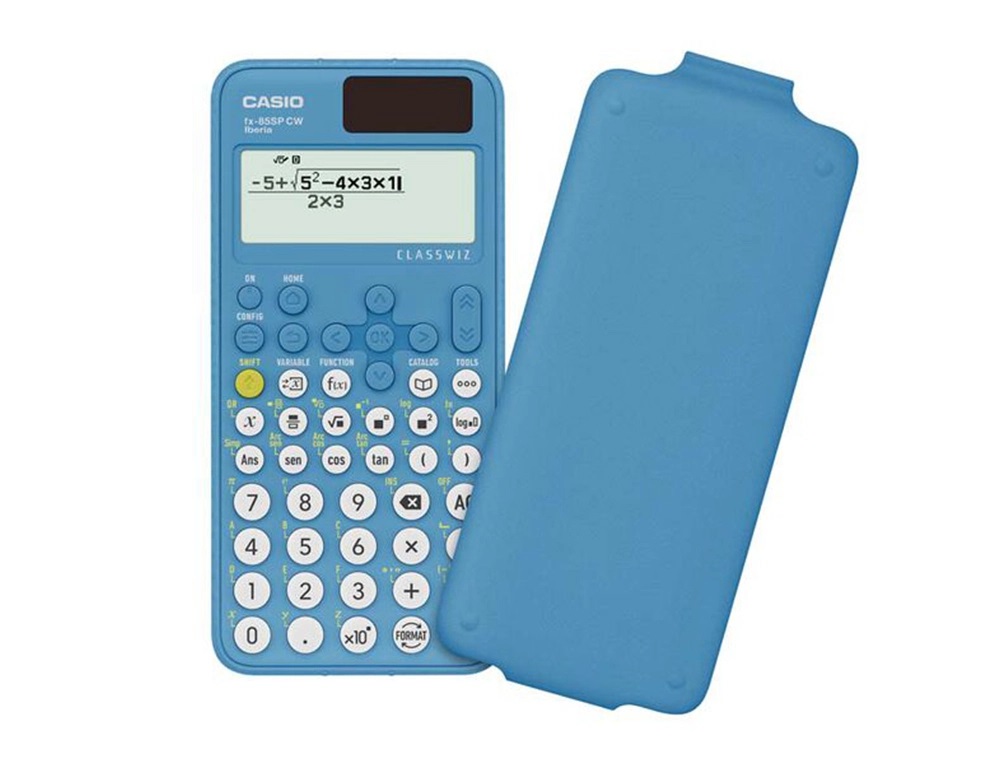 CALCULADORA CASIO FX-85SP CW IBERIA SOLAR CIENTIFICA +300 FUNCIONES / 9 MEMORIAS 15+10+2 DIGITOS 16MB CON TAPA