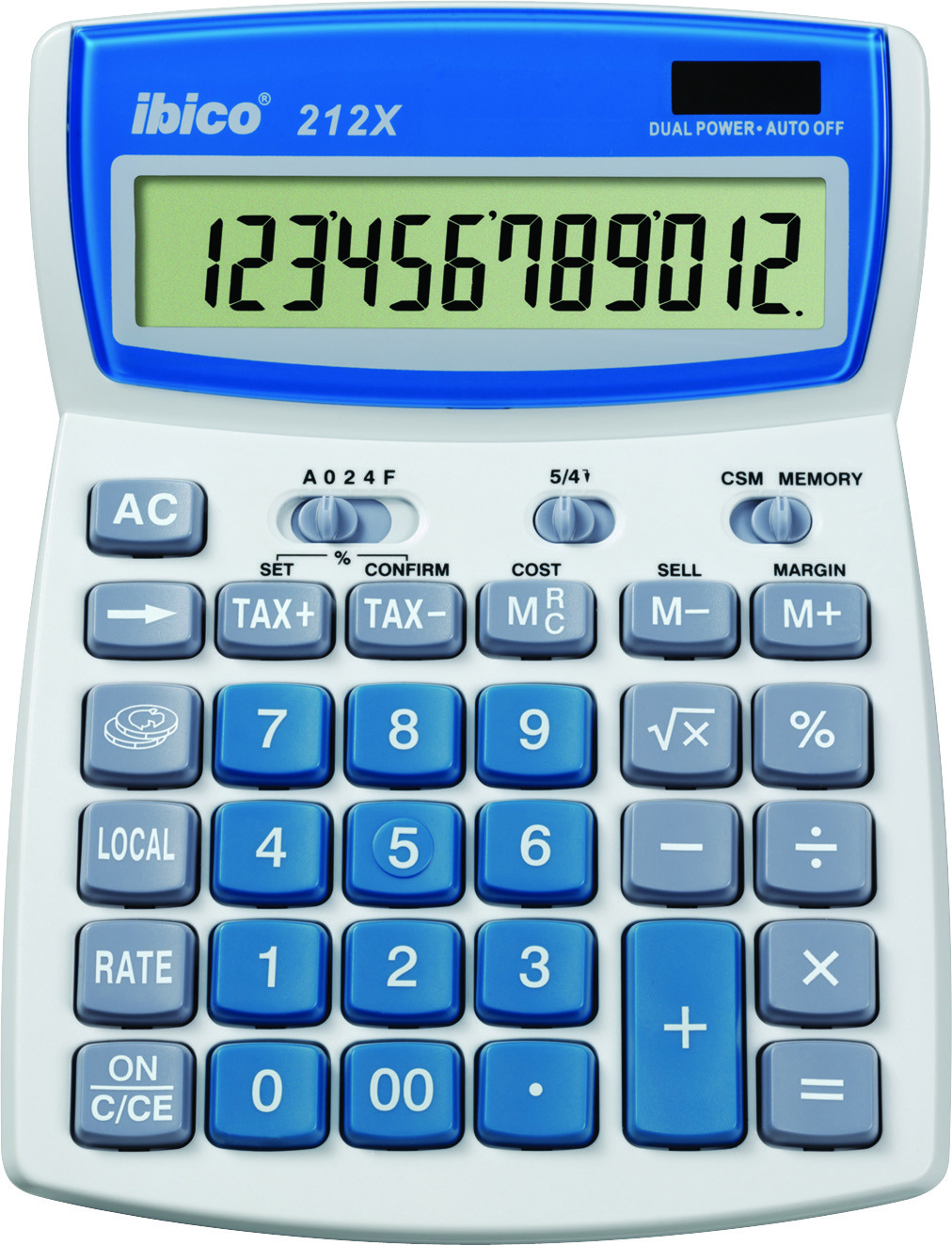 CALCULADORA IBICO 12 DIGITOS EURO 212X IB410086