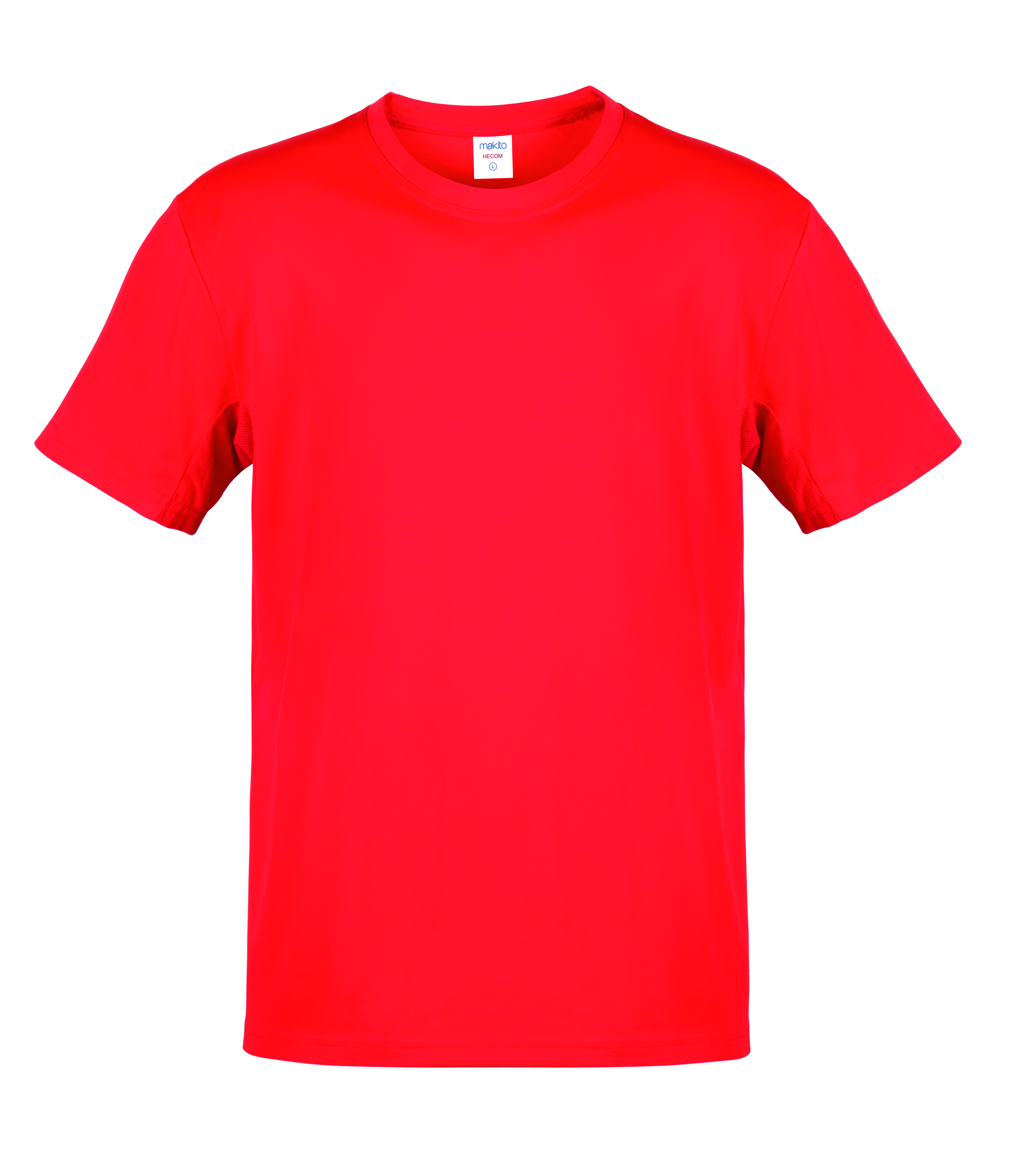 CAMISETA ADULTO 100% ALGODON COLOR ROJO TALLA S REF: 4197